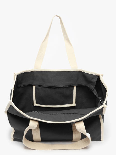 Sac Porté épaule Best Seller Coton Hindbag Noir best seller OSCAR vue secondaire 2
