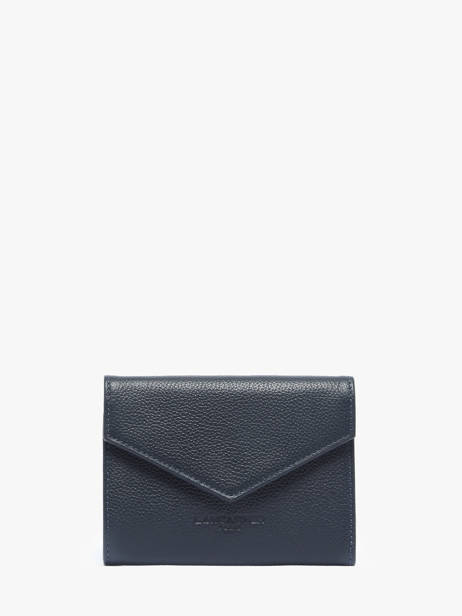 Porte-monnaie Cuir Lancaster Bleu foulonne pm 29