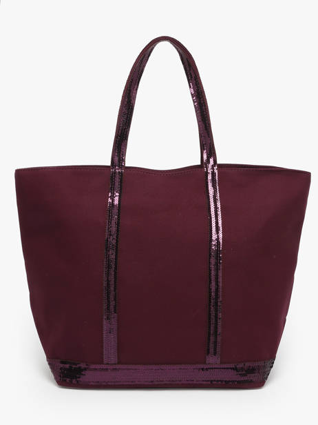 Le Cabas L Zippé Paillettes Vanessa bruno Violet cabas 1V40409