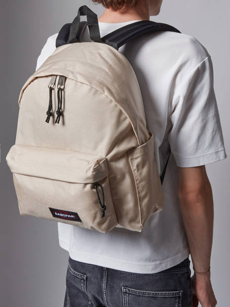 Sac Ã  Dos Day Pak'r 1 Compartiment Eastpak Beige authentic EK0A5BG4 vue secondaire 1