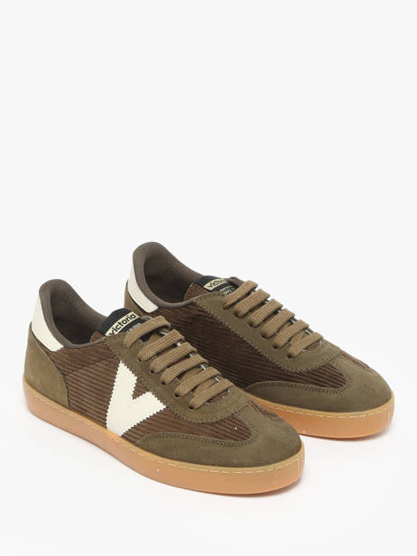 Sneakers Berlin En Cuir Victoria Vert women 1126220 vue secondaire 1
