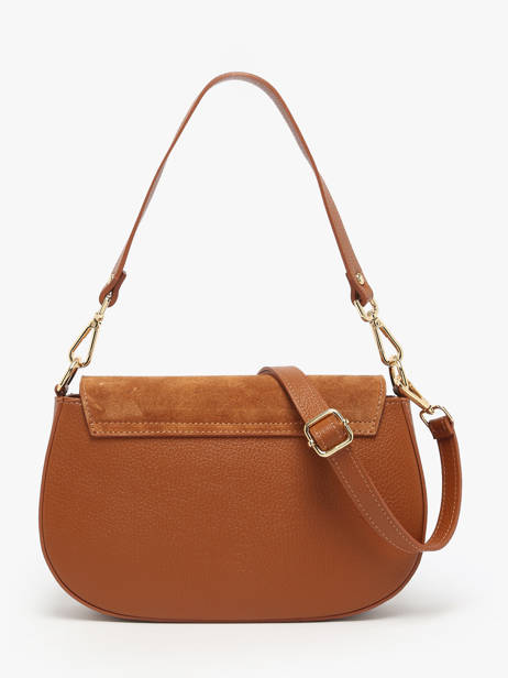 Sac Bandoulière Velvet Caviar Cuir Milano Orange velvet caviar VC25069 vue secondaire 3