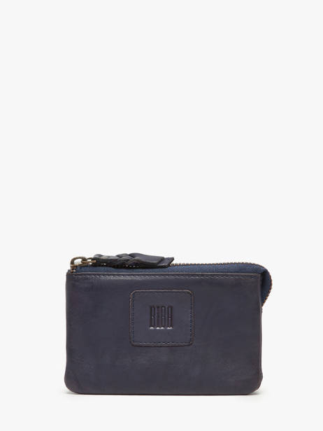 Porte-monnaie Cuir Biba Violet heritage BT35