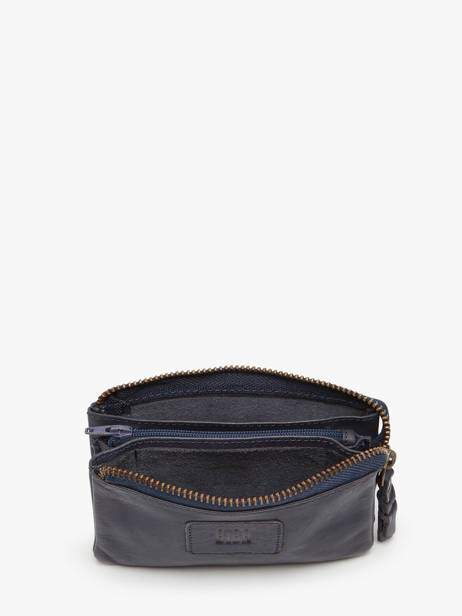 Porte-monnaie Cuir Biba Violet heritage BT35 vue secondaire 1