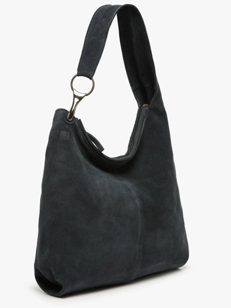 Sac Porté épaule Leather Cuir Biba Bleu leather JAP2L vue secondaire 1