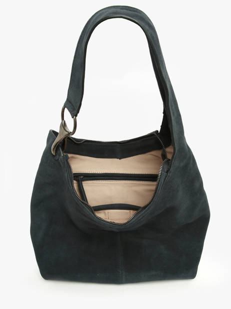Sac Porté épaule Leather Cuir Biba Bleu leather JAP2L vue secondaire 2