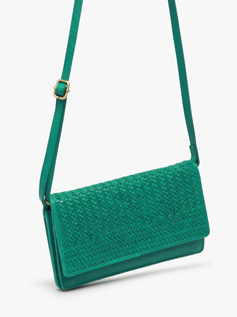 Sac Bandoulière Heritage Cuir Biba Vert heritage ROU1L vue secondaire 1