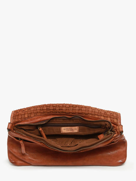 Sac Bandoulière Heritage Cuir Biba Marron heritage KAB8L vue secondaire 2