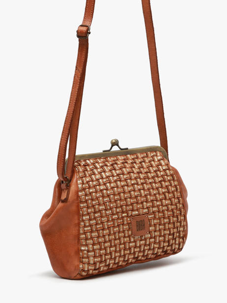 Sac Bandoulière Heritage Cuir Biba Marron heritage KAB21L vue secondaire 1