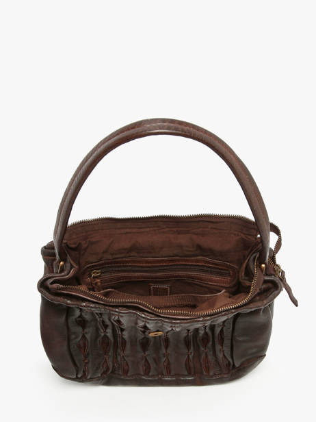 Sac Porté épaule Heritage Cuir Biba Marron heritage MEE1L vue secondaire 2