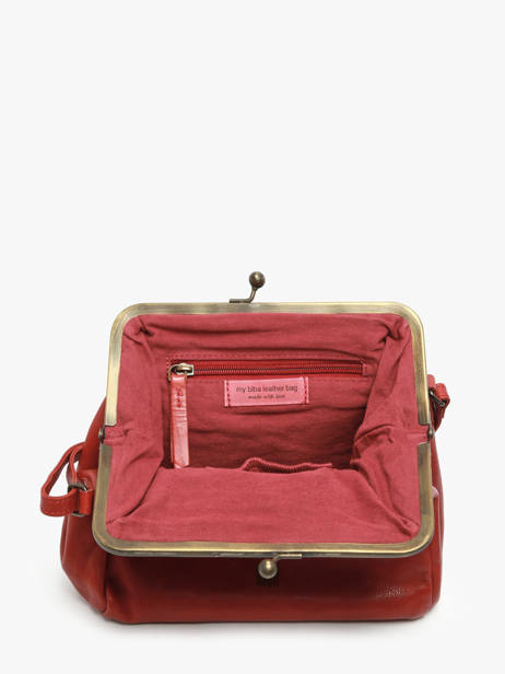 Sac Bandoulière Heritage Cuir Biba Marron heritage BT22 vue secondaire 3