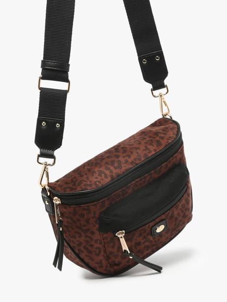 Sac Banane Hexagona Marron leonie 5120197 vue secondaire 1