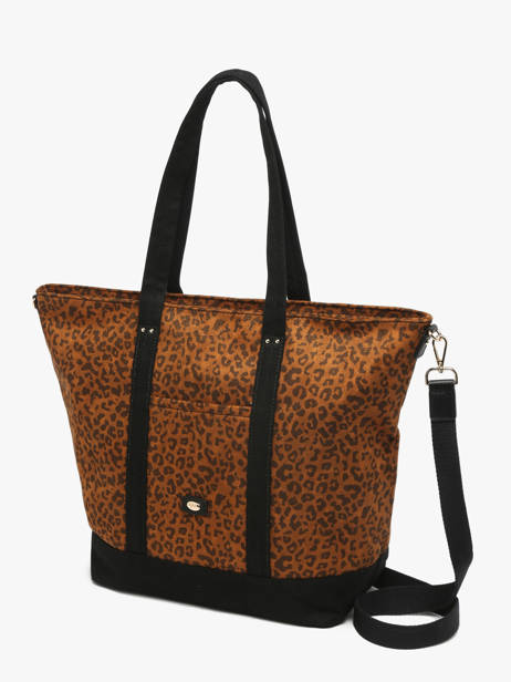 Sac Porté épaule Leonie Polyester Hexagona Marron leonie 5120195 vue secondaire 1
