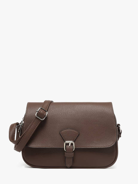 Sac Bandoulière Grained Miniprix Marron grained F3601