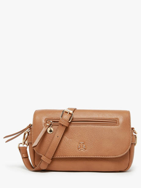 Sac Bandoulière Zip Lulu castagnette Marron zip YRONDE