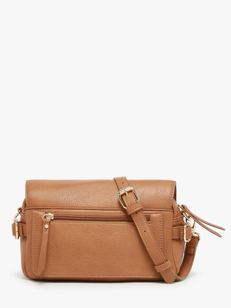 Sac Bandoulière Zip Lulu castagnette Marron zip YRONDE vue secondaire 3
