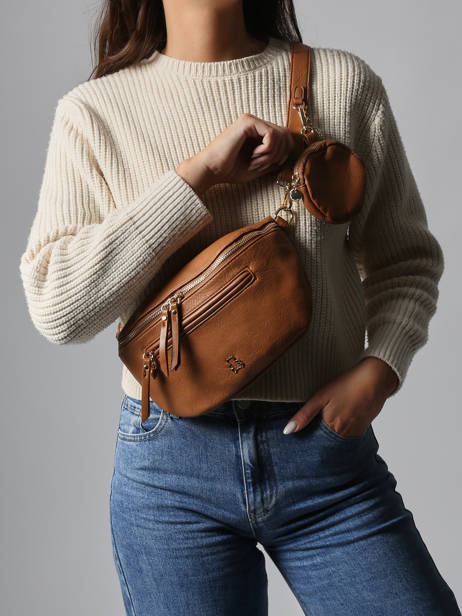 Sac Banane Lulu castagnette Marron zip YSALINE vue secondaire 1