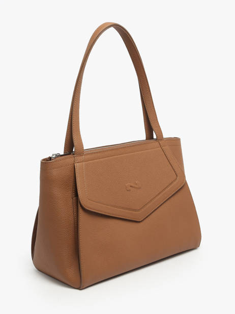 Sac Porté épaule Madeleine Cuir Nathan baume Marron candy 8 vue secondaire 1