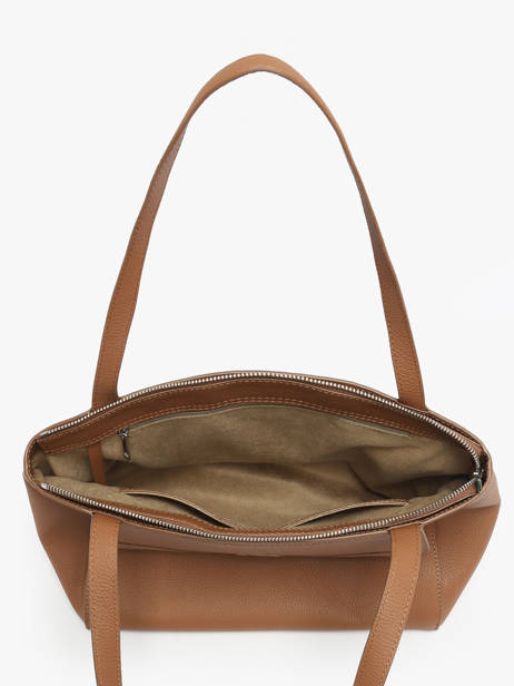 Sac Porté épaule Madeleine Cuir Nathan baume Marron candy 8 vue secondaire 2