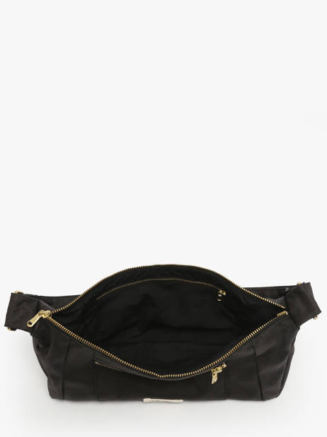 Sac Bandoulière Waxed Coton Rivedroite Noir waxed CHARIWAX vue secondaire 2