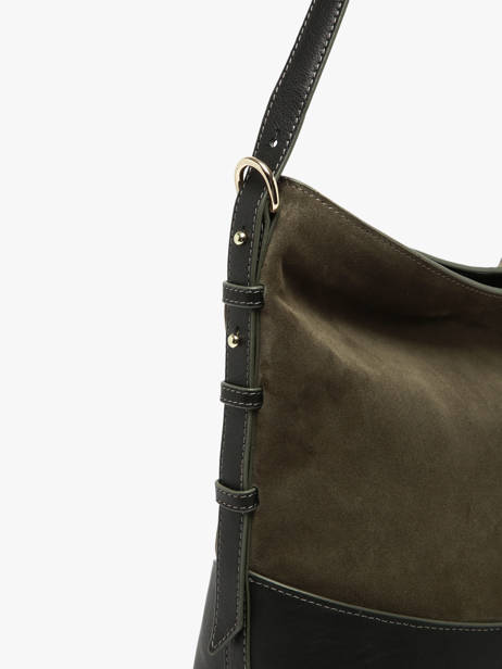 Sac Porté épaule Serena Cuir Daim Nathan baume Vert vogue 6 vue secondaire 2
