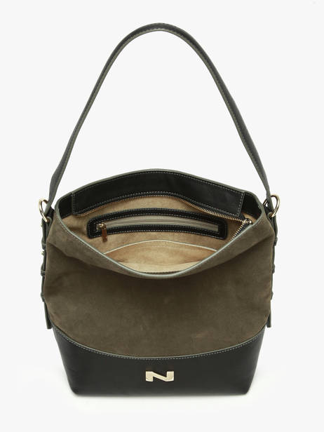 Sac Porté épaule Serena Cuir Daim Nathan baume Vert vogue 6 vue secondaire 3