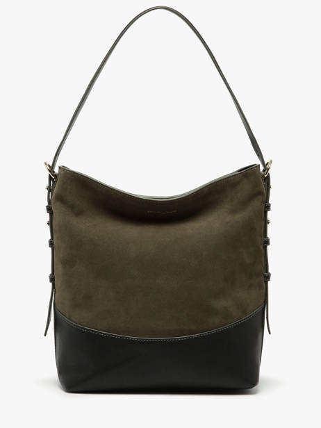Sac Porté épaule Serena Cuir Daim Nathan baume Vert vogue 6 vue secondaire 4