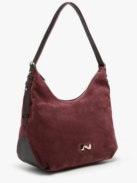 Sac Porté épaule Carrie En Cuir Daim Nathan baume Violet vogue 1 vue secondaire 1