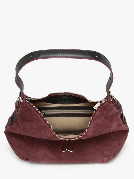 Sac Porté épaule Carrie En Cuir Daim Nathan baume Violet vogue 1 vue secondaire 3