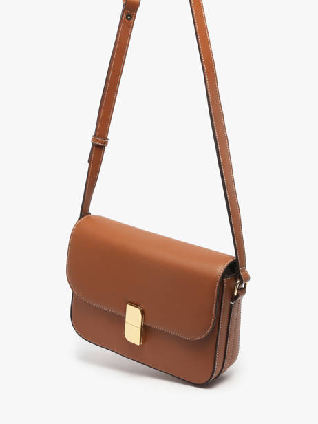Sac Bandoulière M Alice Cuir Nat et nin Marron vintage M vue secondaire 1