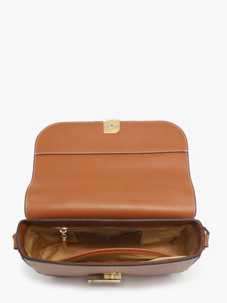 Sac Bandoulière M Alice Cuir Nat et nin Marron vintage M vue secondaire 2