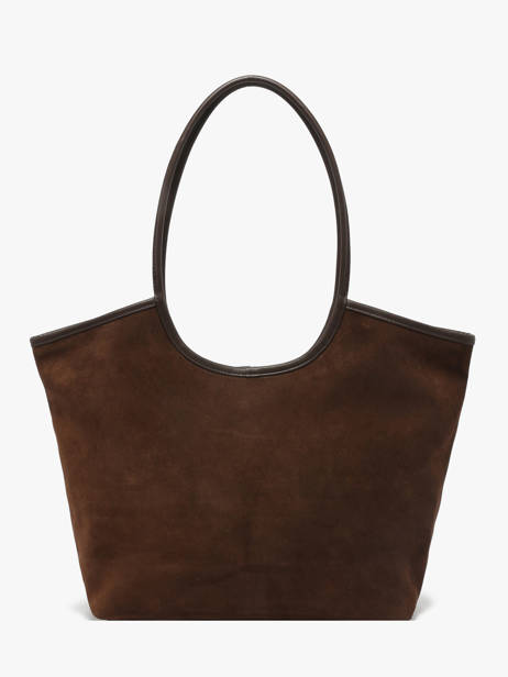 Sac Porté épaule Milan Cuir Daim Nat et nin Marron vintage MILAN vue secondaire 3