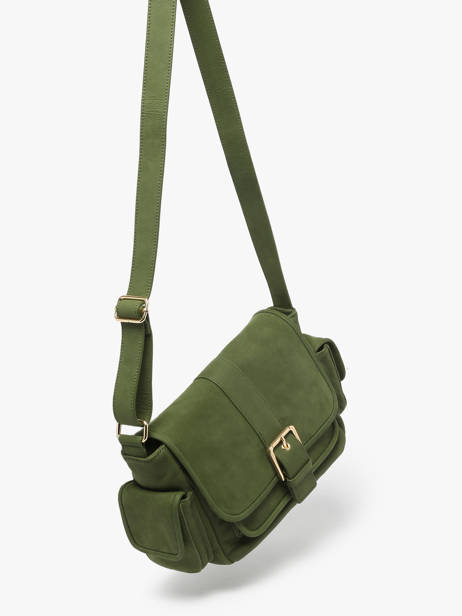 Sac Bandoulière Joy Cuir Nat et nin Vert vintage JOY vue secondaire 1