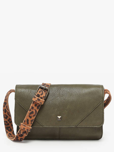 Sac Bandoulière June Cuir Pieces Vert june 17160060