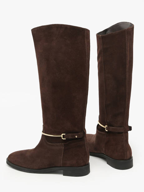 Bottes En Cuir The icona Marron women EMMA65 vue secondaire 2