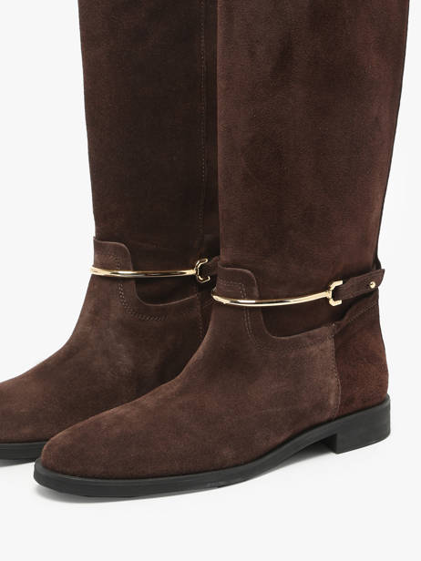 Bottes En Cuir The icona Marron women EMMA65 vue secondaire 3