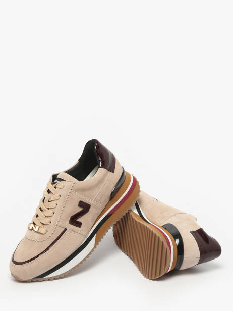 Sneakers En Cuir Nathan baume Beige women 52NS1603 vue secondaire 2