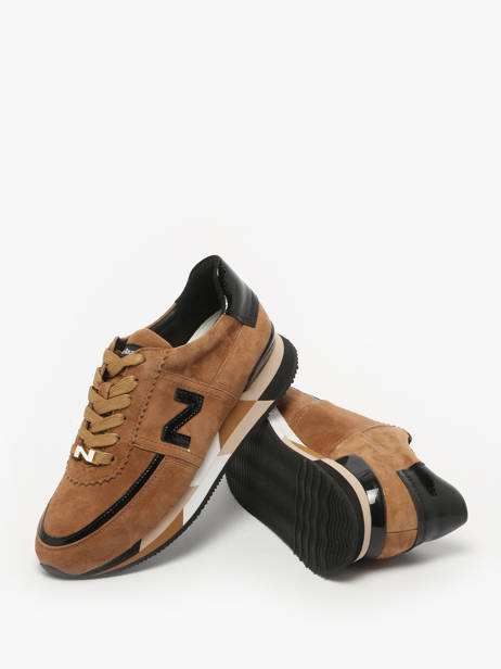 Sneakers En Cuir Nathan baume Marron women 52NS1004 vue secondaire 2