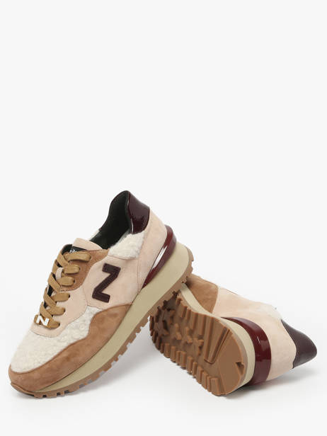 Sneakers En Cuir Nathan baume Multicolore women 52NS0704 vue secondaire 2