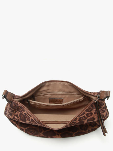Sac Bandoulière Leopard Miniprix Marron leopard L vue secondaire 1
