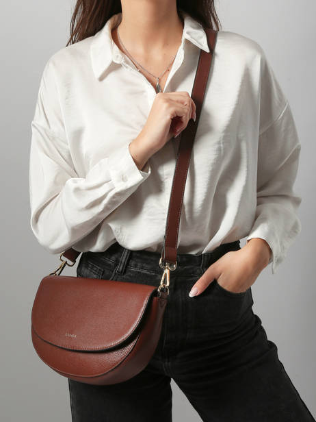 Sac Bandoulière Tradition Cuir Etrier Marron tradition ETRA065M vue secondaire 1