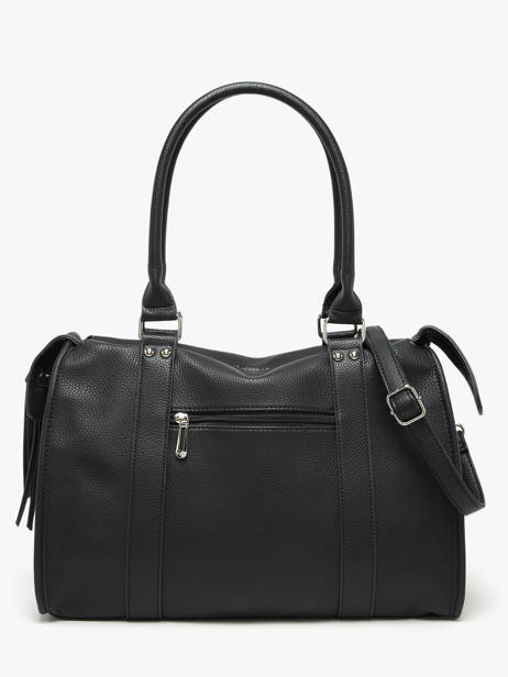 Sac Porté épaule A4 Grained Miniprix Noir grained F8533 vue secondaire 2