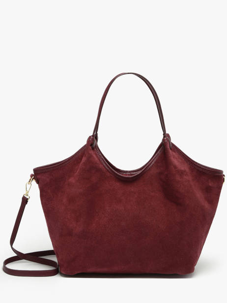 Sac Porté épaule Velvet Caviar Cuir Milano Rouge velvet caviar VC241110