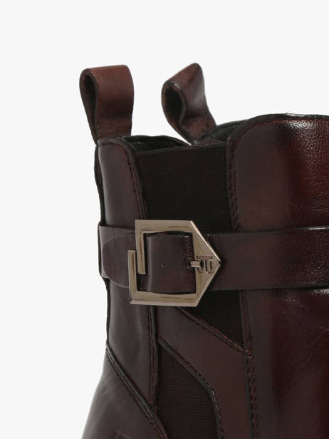 Bottines En Cuir Tt. bagatt Marron women 41006461 vue secondaire 2