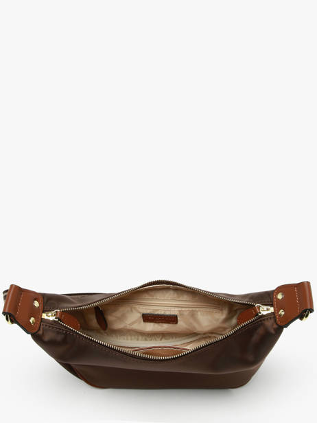 Sac Bandoulière Jamie Nylon Ted lapidus Marron jamie DU43503 vue secondaire 2
