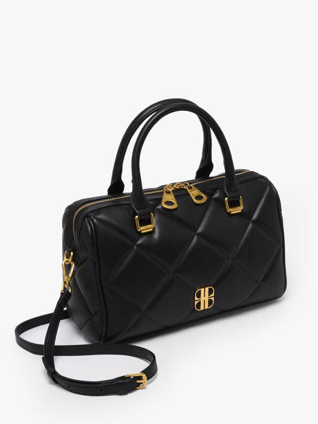 Sac Polochon June Matelassé Laurent david Noir ld bags 867 vue secondaire 1