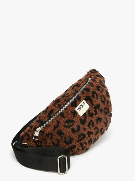 Sac Banane Wouf Marron teddy BW250030 vue secondaire 1