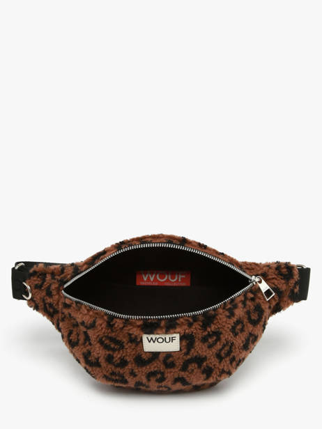 Sac Banane Wouf Marron teddy BW250030 vue secondaire 2