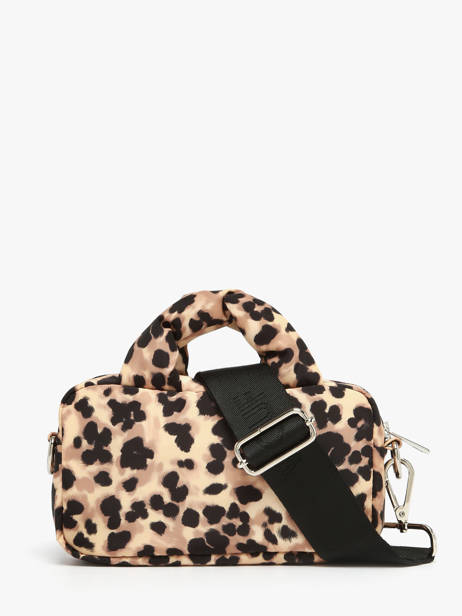 Sac Bandoulière Feline Polyester Recyclé Wouf Marron feline BM250020 vue secondaire 3