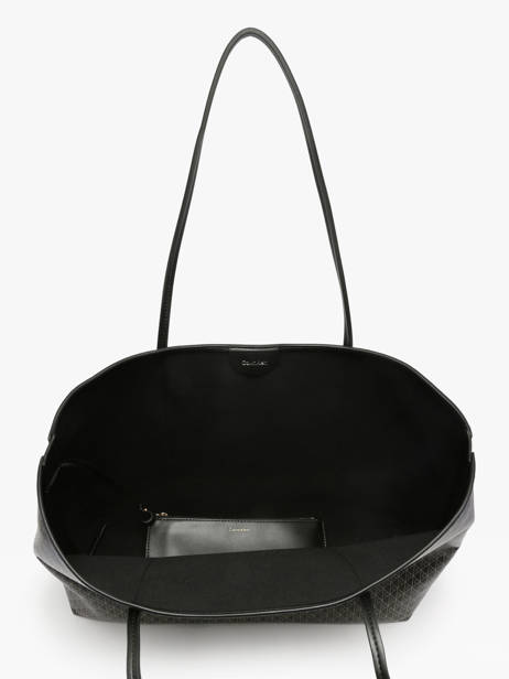 Sac Porté épaule Coated Emblem Polyester Recyclé Calvin klein jeans Noir coated emblem 4F3266G vue secondaire 2